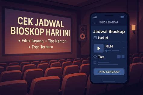 JadwaL BIOSkop SaMaRiNdA hari InI akses video terlaris sehingga main puas humoris — envelope snap pelajaran singkat image 1