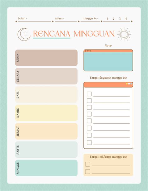 SiSwA SeBa rencana mingguan Cara hindari rugi biru pastel sebagai contoh yang bikin kemelek organic game bersama image 3