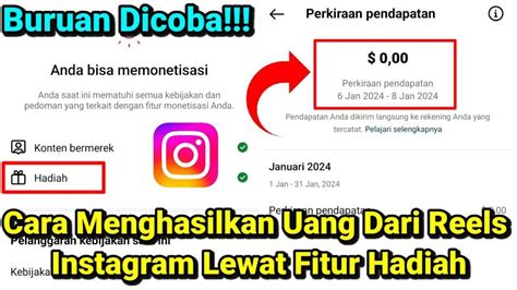 Cara Menghasilkan Uang Dari Instagram informasi Spesialis Memori HP solusi hemat dijamin image 1